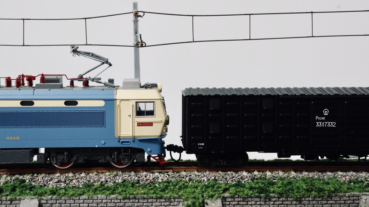 韶山4gss4g型电力机车郑局乡段0337货运主力