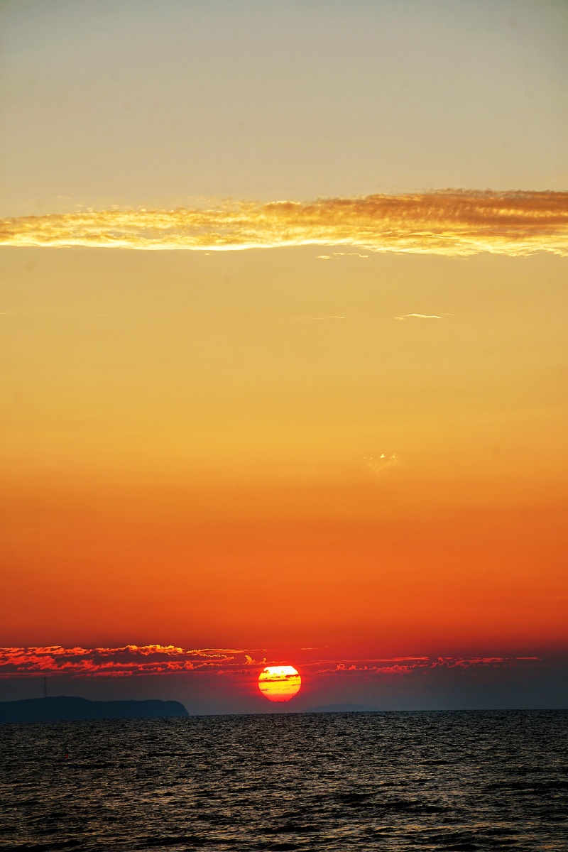 夕阳红摄于夏家河子浴场