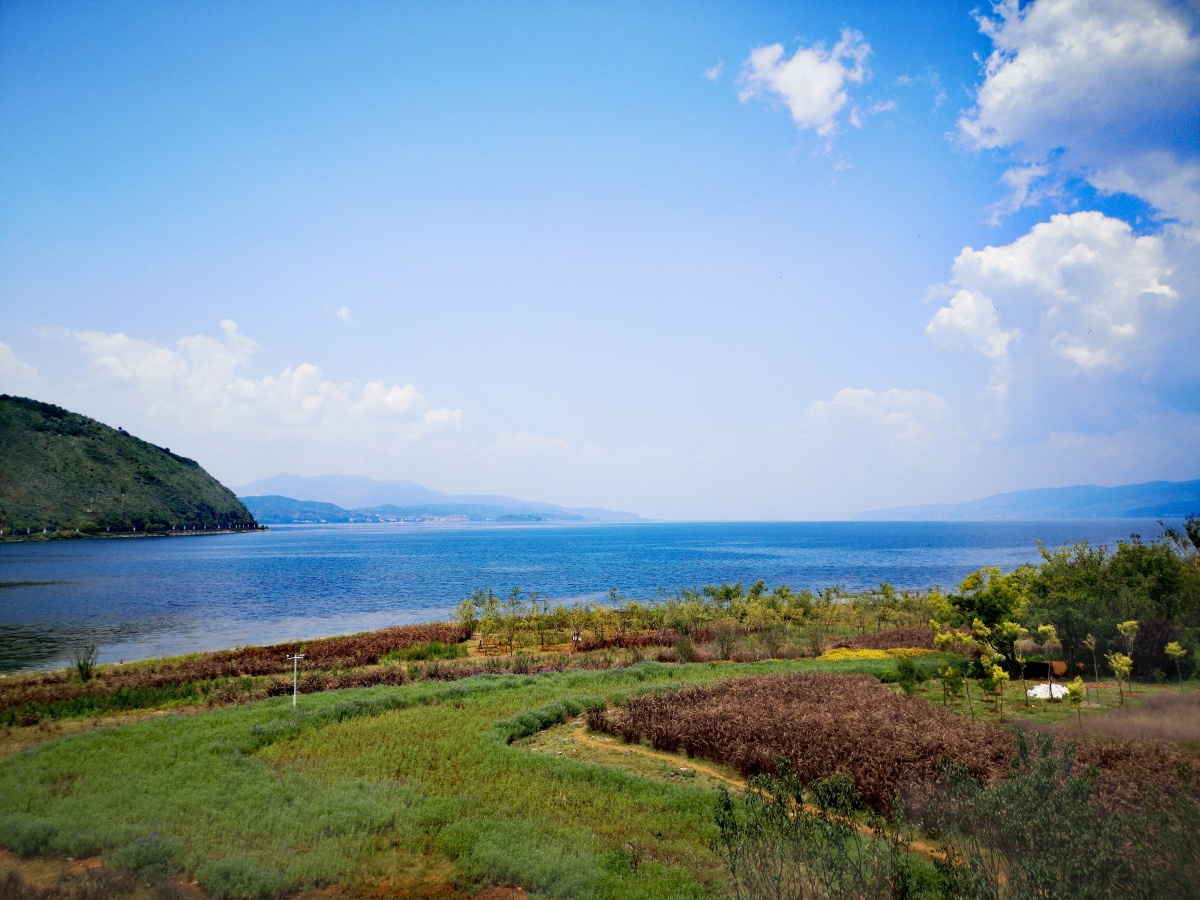 云南玉溪抚仙湖风光