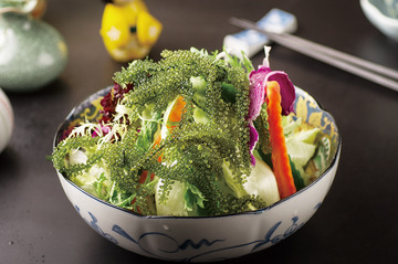 冲绳海葡萄沙拉沖縄海ぶどうサラダOkinawa Grape Salad48元1份