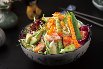 牛油果三文鱼沙拉サーモンとアボカドサラダAvocado Salmon Salad48元1份 2
