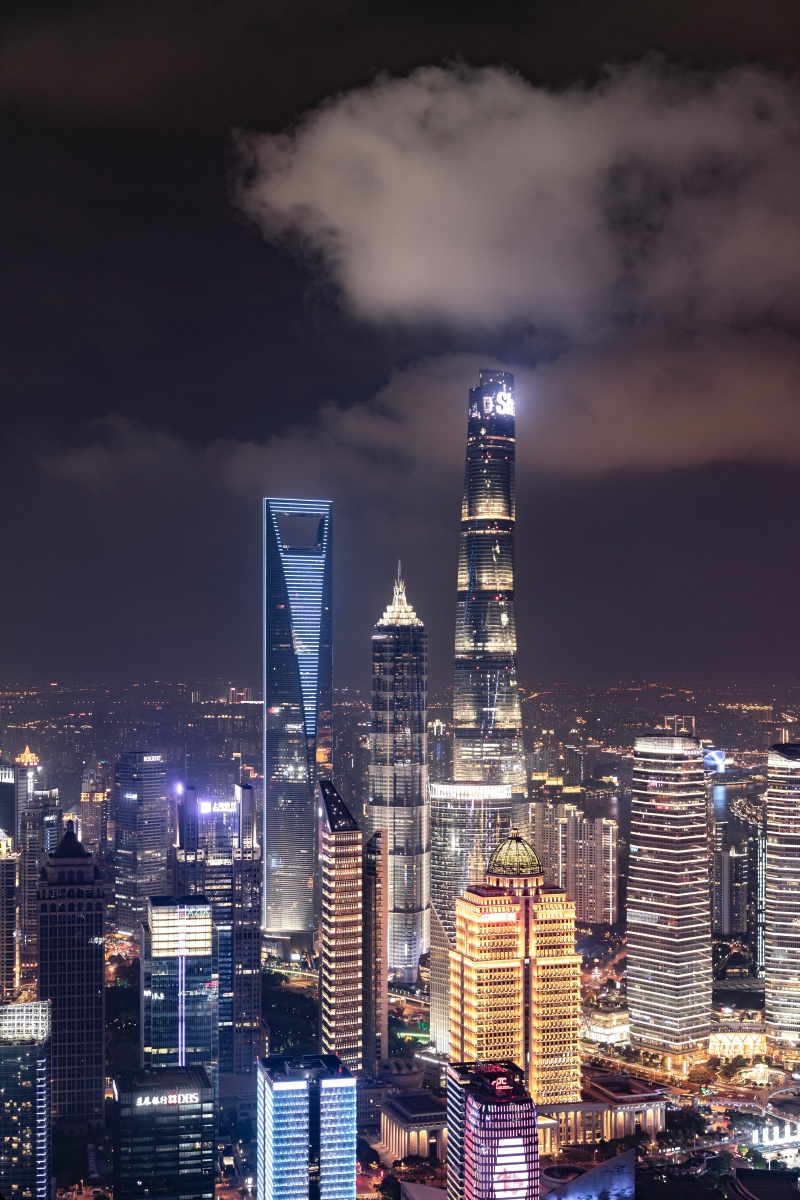 上海陆家嘴夜景