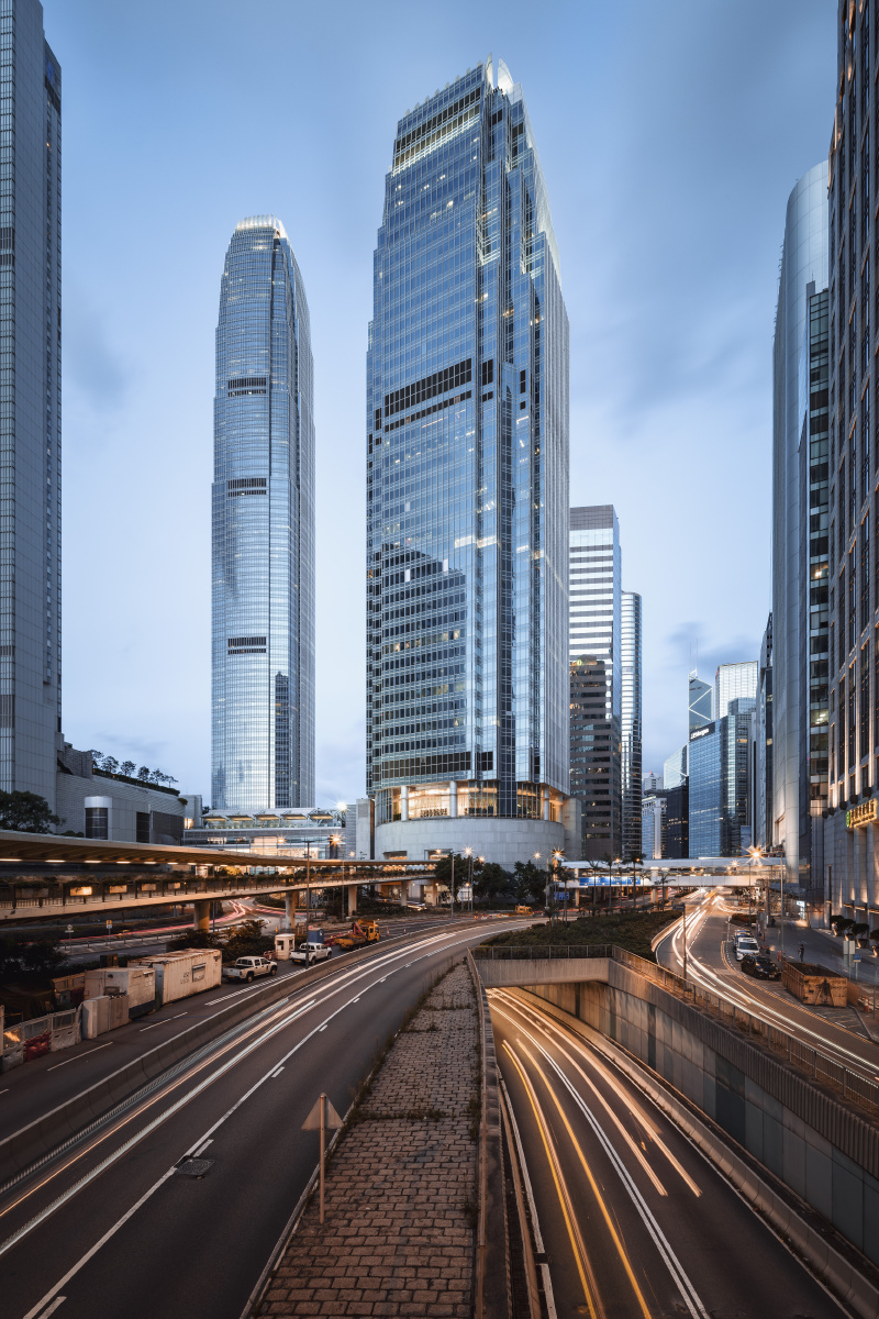 香港中环夜色