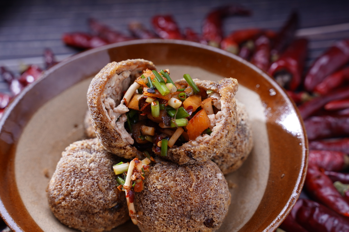 贵州的开阳马场面条和豆腐果