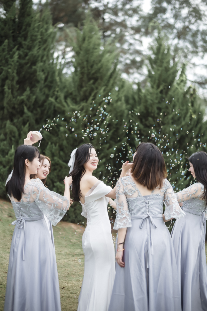 婚礼外景拍摄中的一小部分