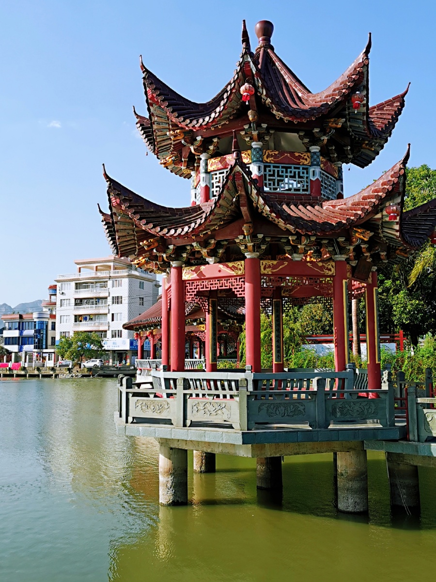 乡村公园观光亭