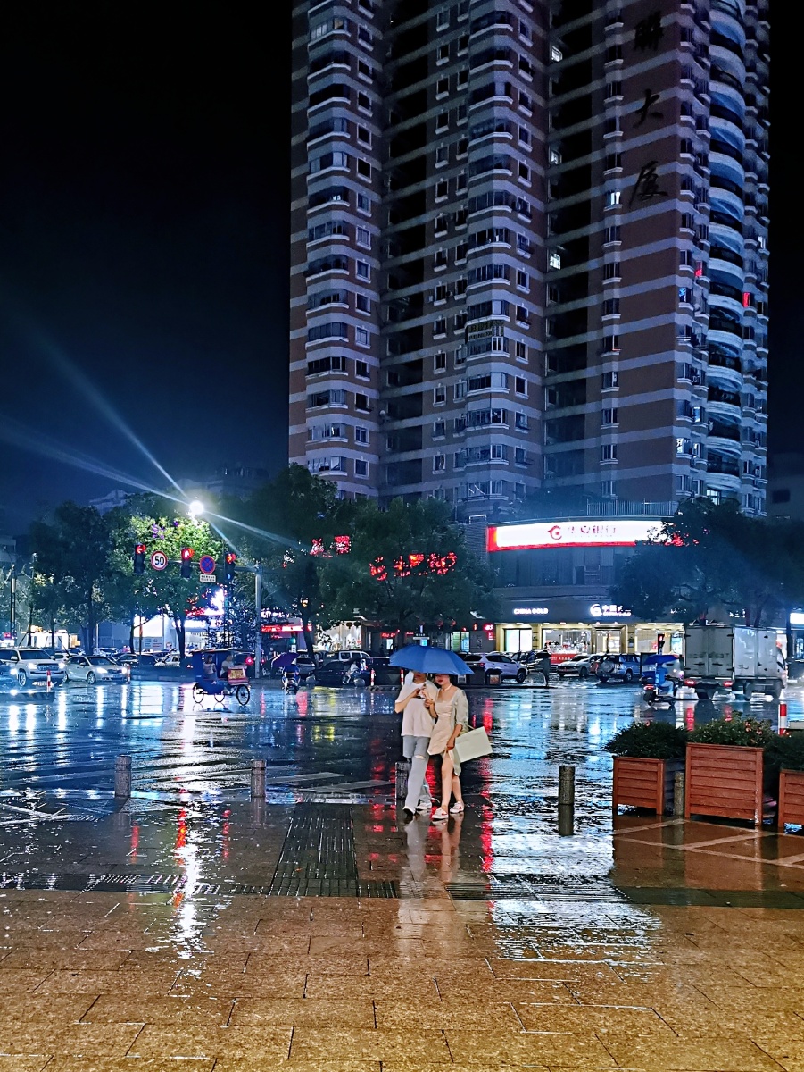 城市夜雨