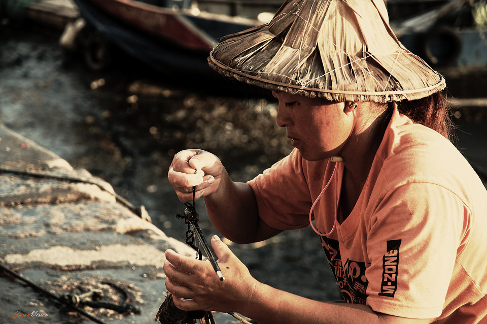 小渔港,小渔农,小生活.