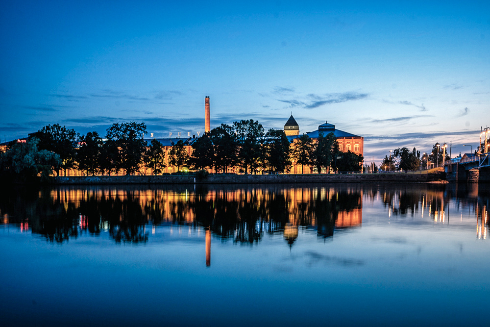 芬兰波里市日出