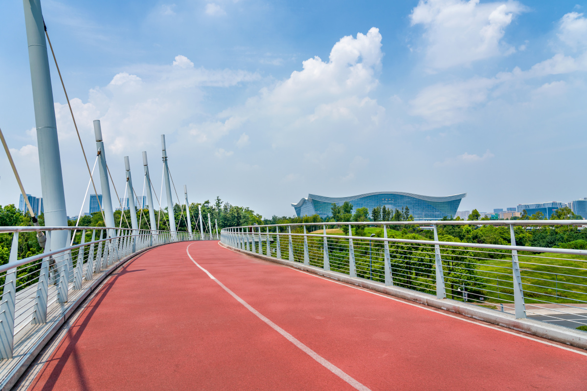 四川成都环球中心天府绿道城市风景 - 旅行摄影杨小蟹 - 图虫