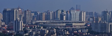 长沙贺龙体育馆附近全景图