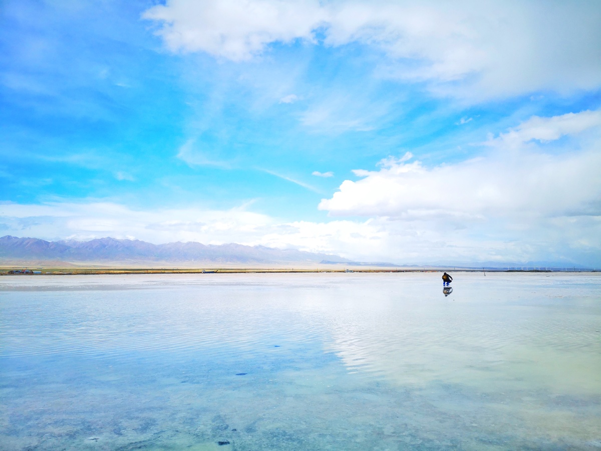 网红打卡青海湖茶卡盐湖