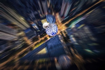 跌