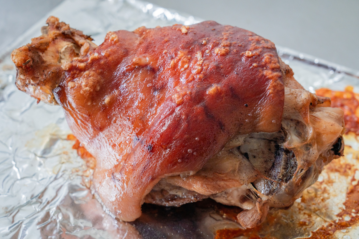 烤猪肘日耳曼杀猪菜