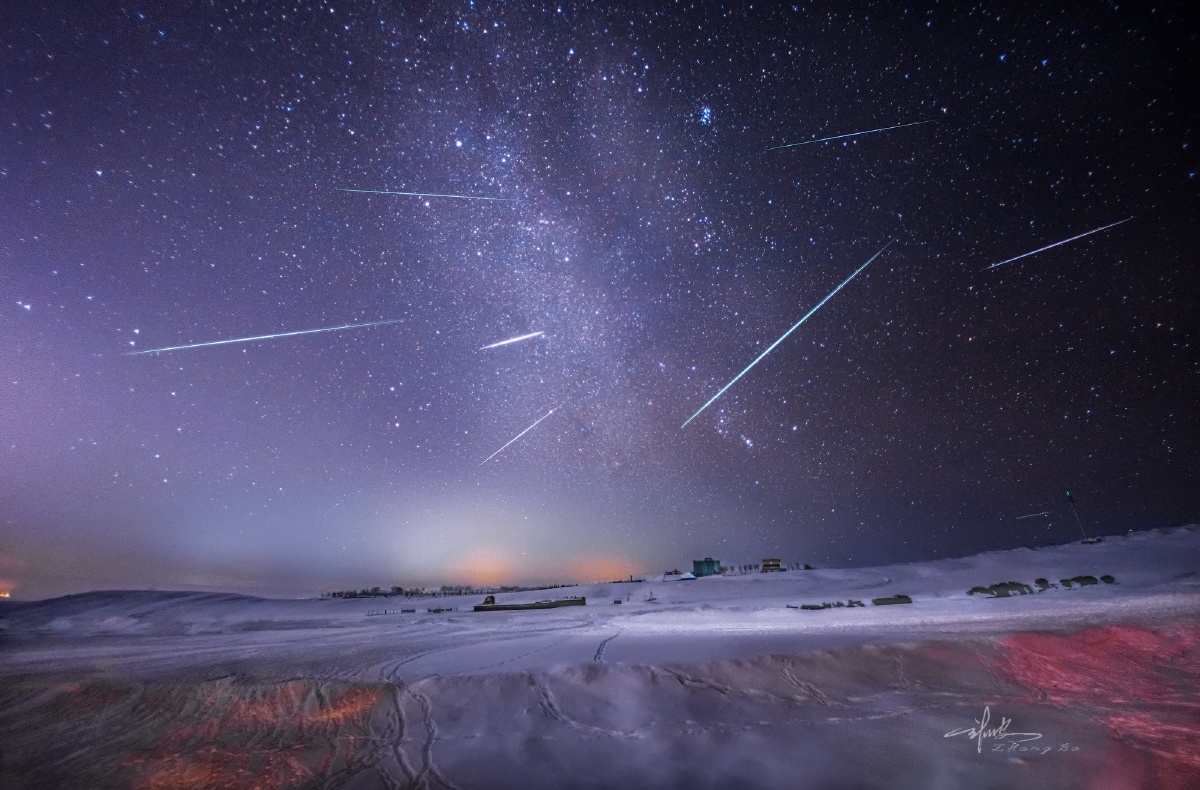 双子座流星雨拍摄中的每一位摄影师点赞当然我也在其中2020年12月14日