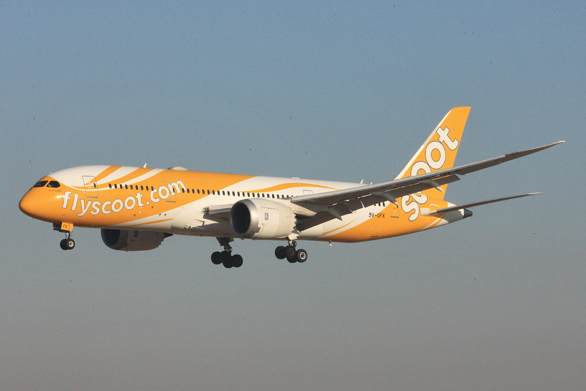 新加坡酷鸟航空7878dreamliner