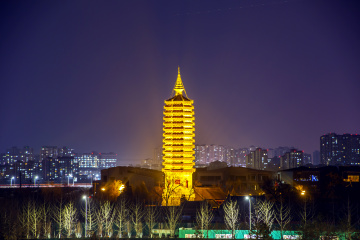 北京通州燃灯塔夜景20年1月20日扎卡映像20年1月20日发布扎卡映像评论