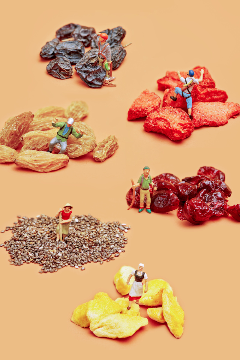 创意美食之微距小人