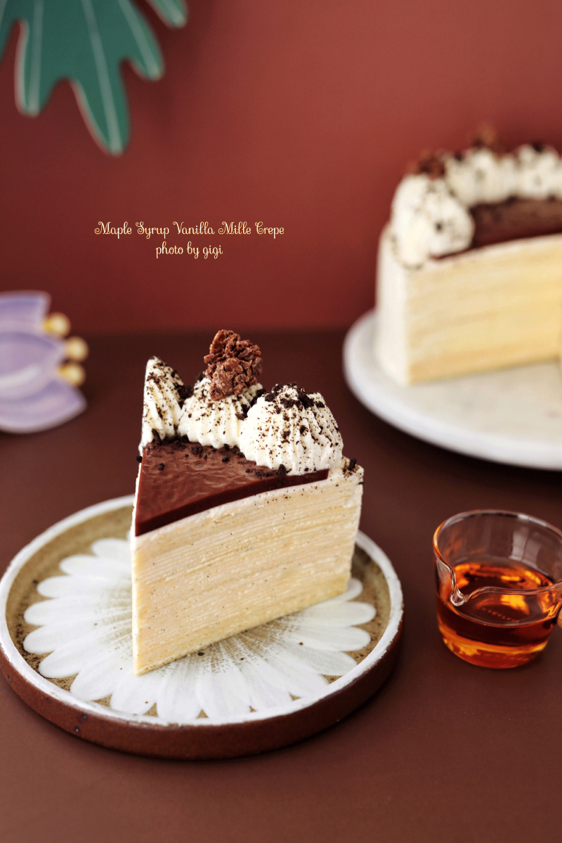 香草枫糖千层蛋糕