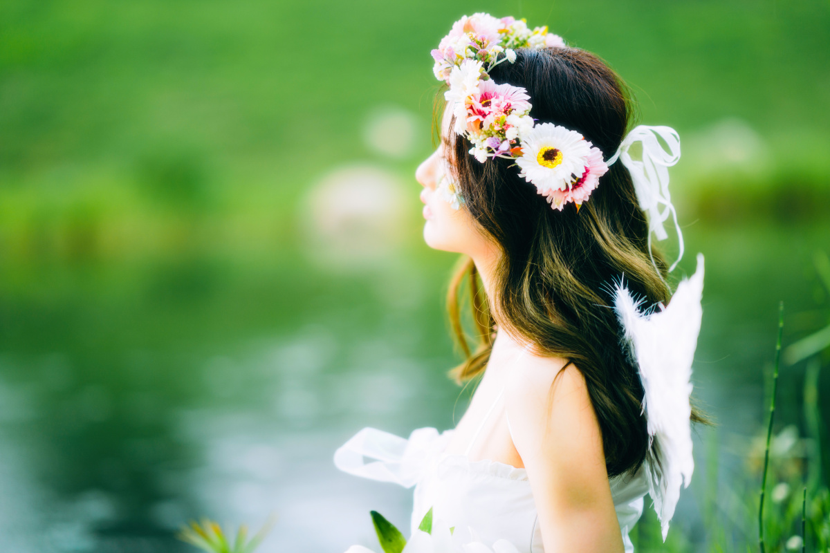 天上下来的仙女