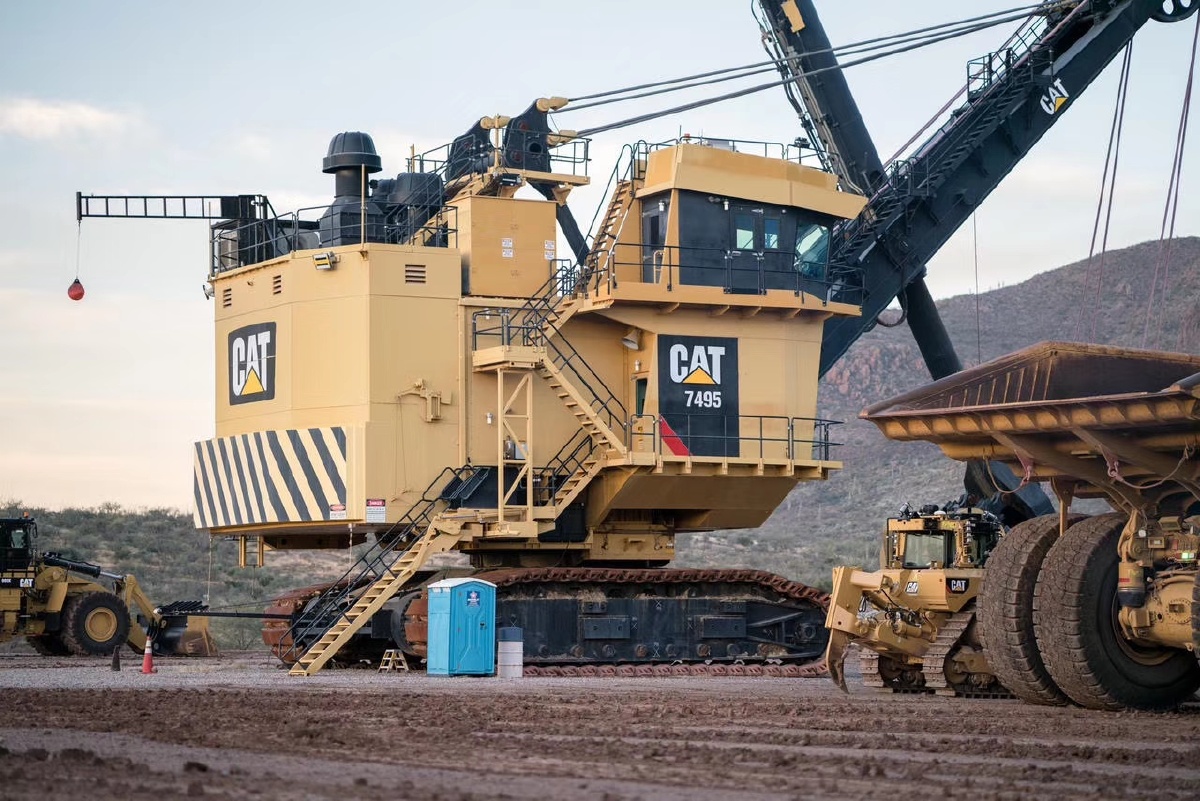 卡特彼勒7495电铲你们见到过吗