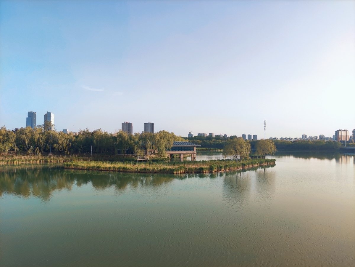 同样的阅海湖不同的景致和心情