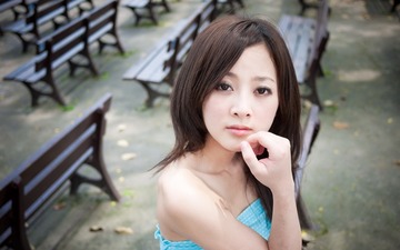 清纯美女摄影桌面壁纸12