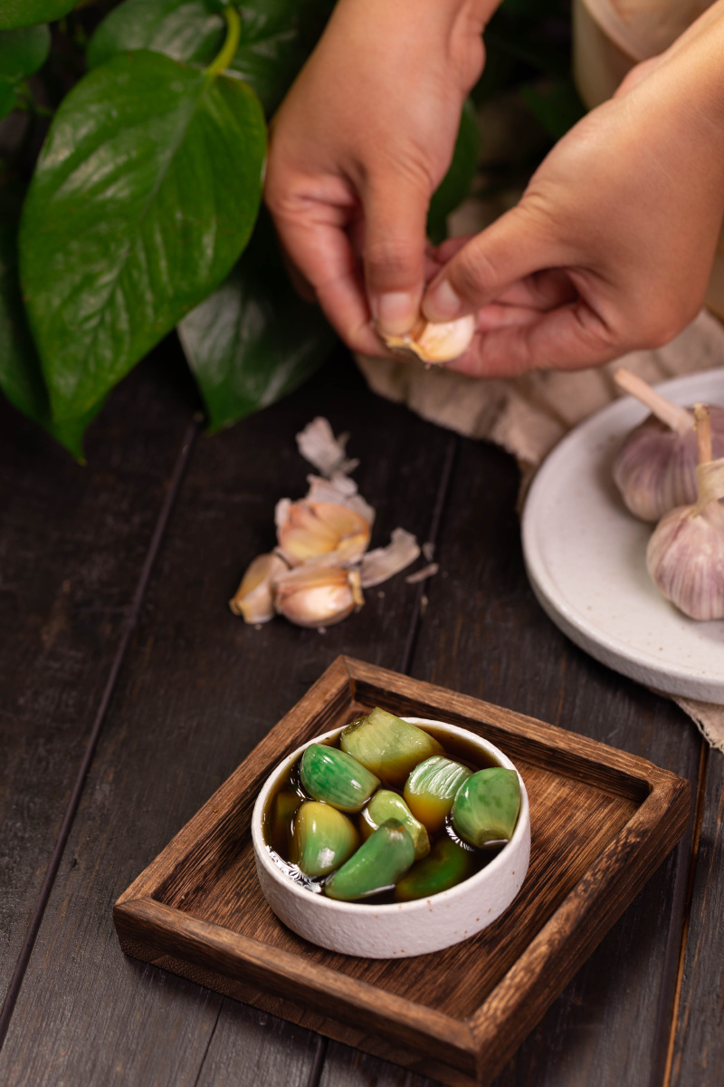 有年味的腊八蒜