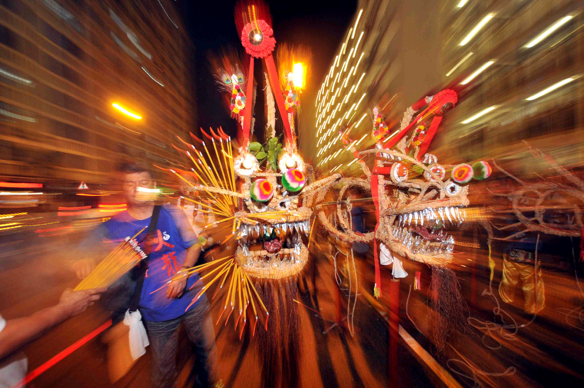 香港中秋舞火龙