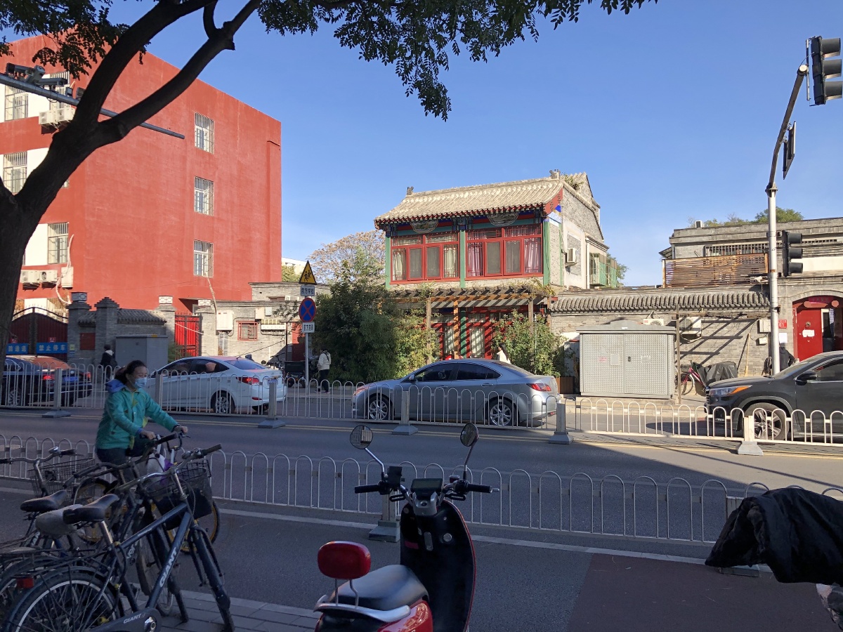 【北京旅途】13 德胜门,新街口骑行 难得一见的蓝天.