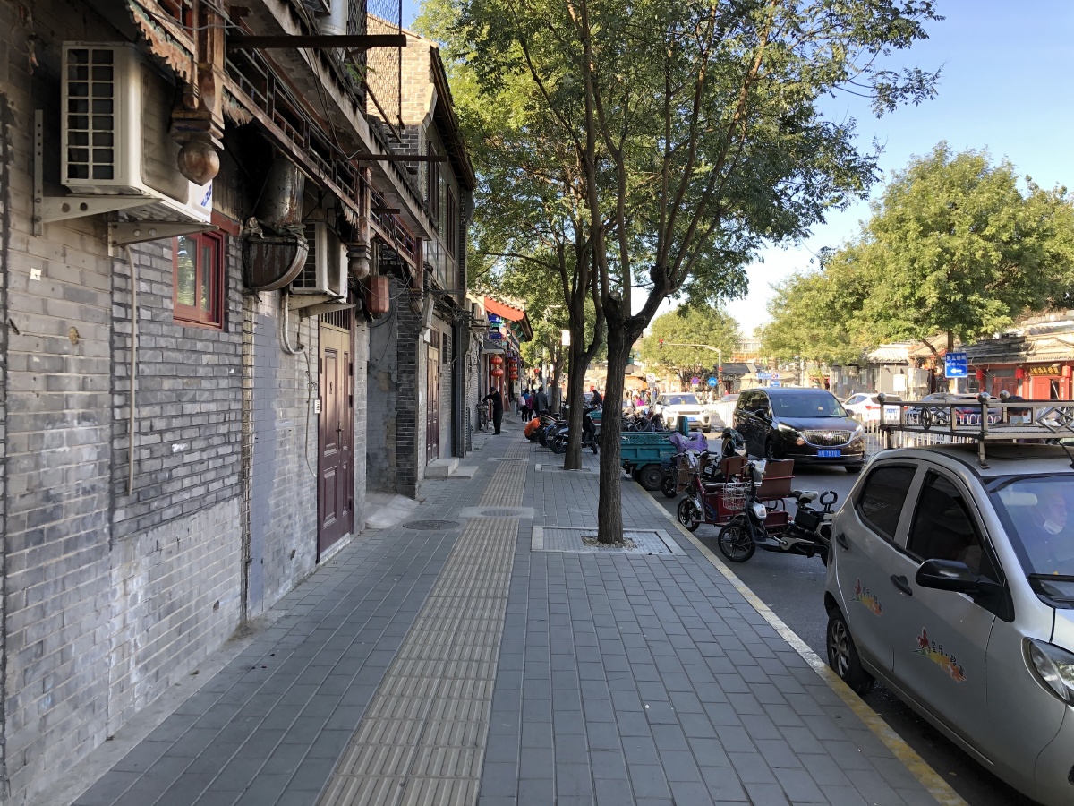 【北京旅途】13 德胜门,新街口骑行 难得一见的蓝天.