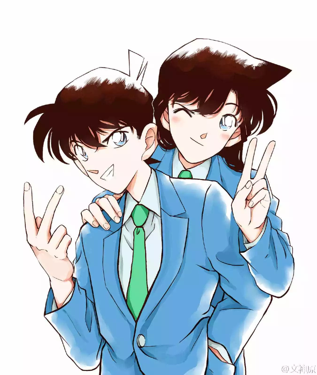 太喜欢新兰这对cp了,你们有看名侦探柯南吗