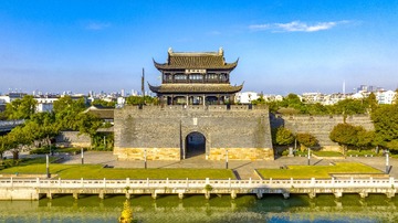 苏州古城门系列：娄门（旅游和古建筑摄影）