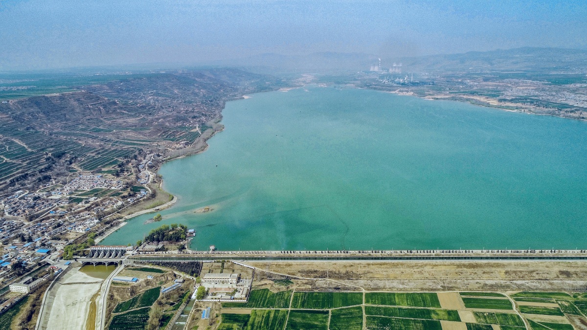 王家崖水库是宝鸡峡引渭灌溉工程一部分,是总干渠上几个"长藤结瓜"的