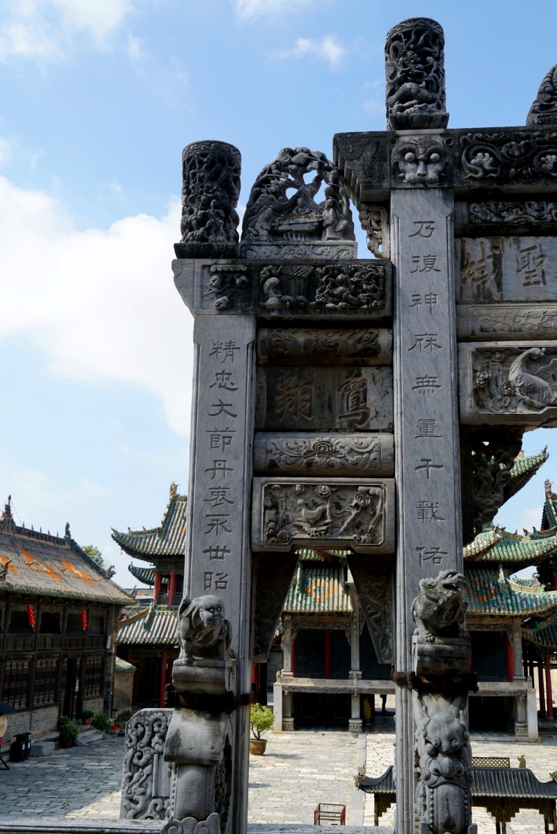 河南社旗山陕会馆石牌坊