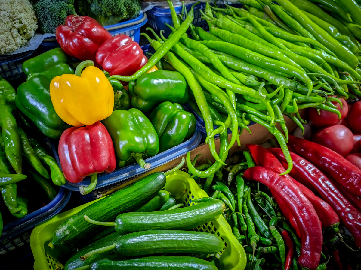 每天都喜欢到充满生活气息的菜市场买菜