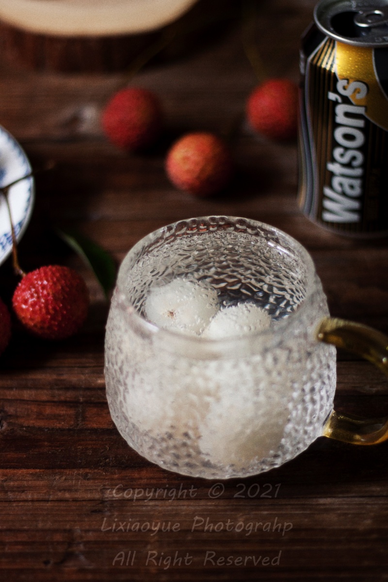 夏日荔枝气泡水