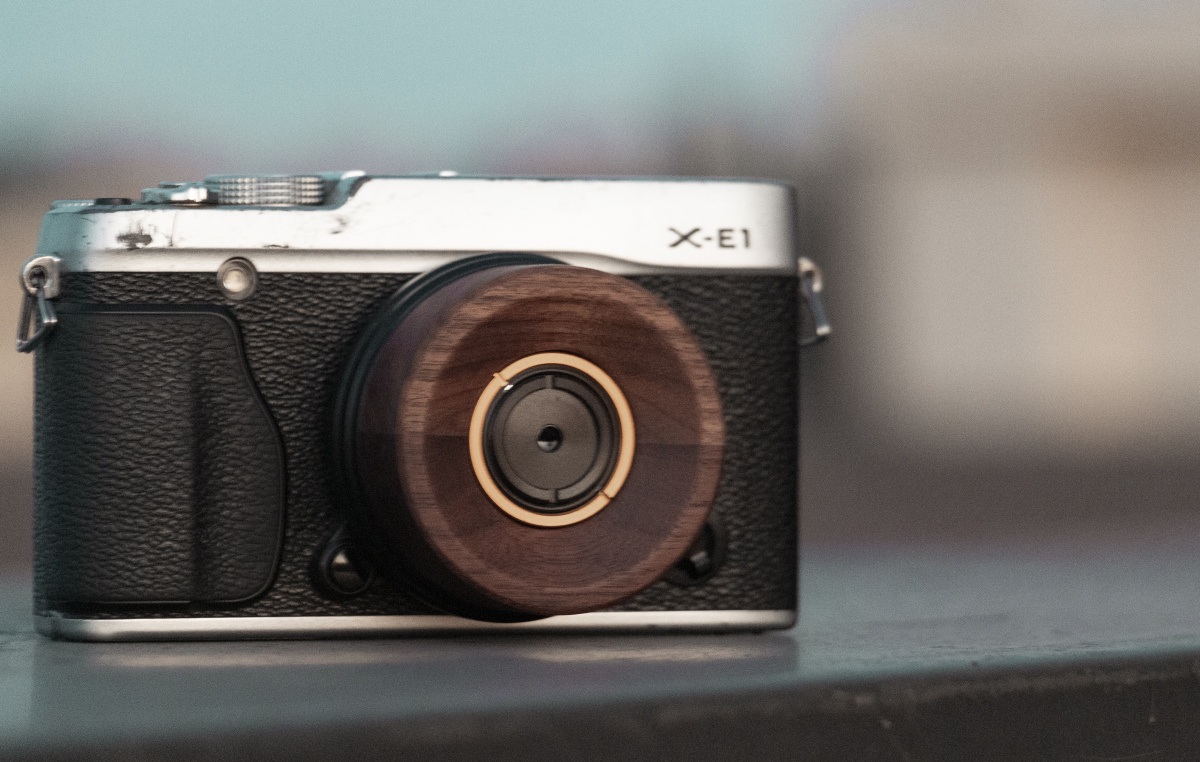 上海老巷子富士xe–1沧野木质饼干镜头