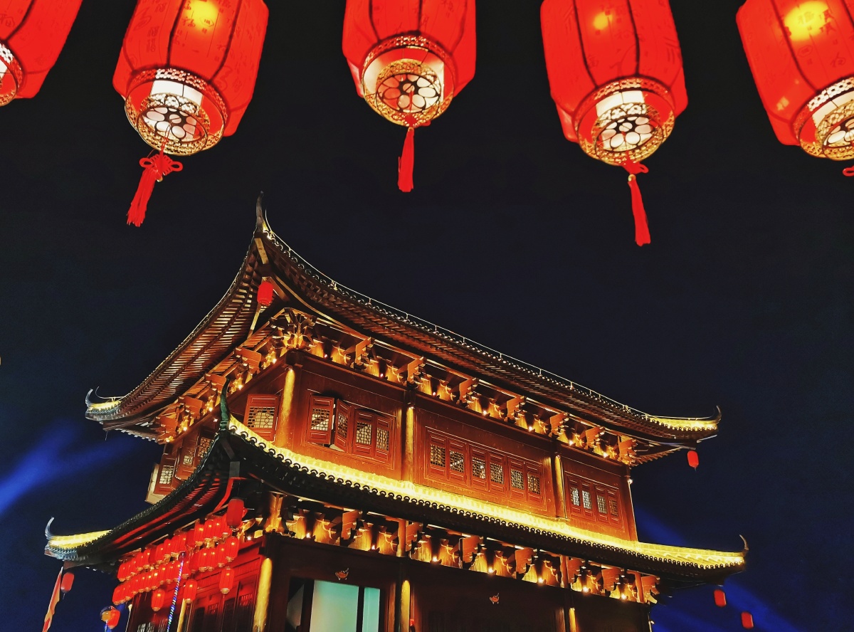 三国印巷夜景重庆云阳网红打卡景点