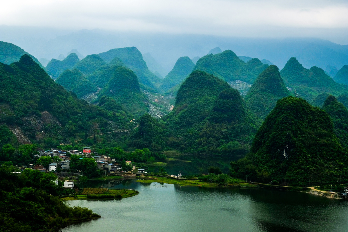 1/124我要上国家地理地道风物河山谷山川#山清水秀高山#山河#喀斯特