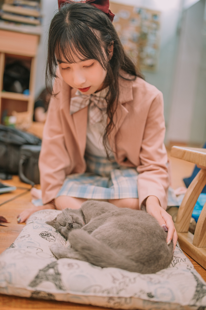 jk和猫的粉色糖水