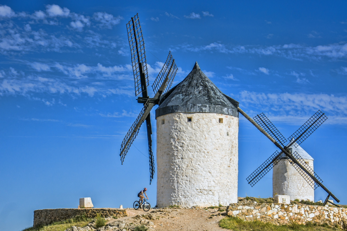 西班牙的古老风车