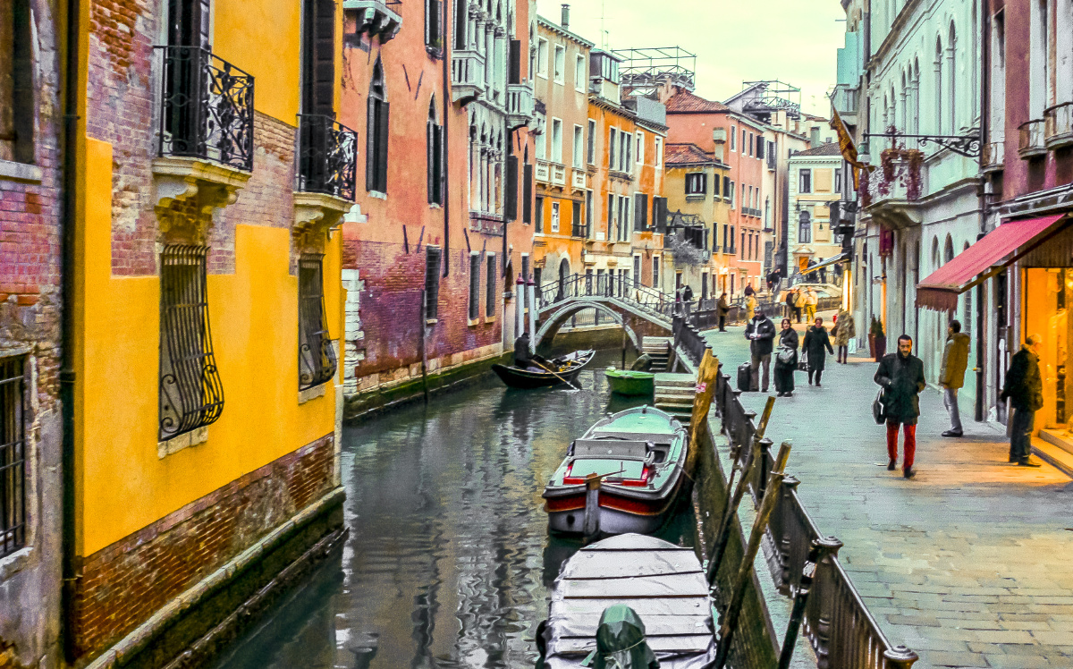 威尼斯的街景