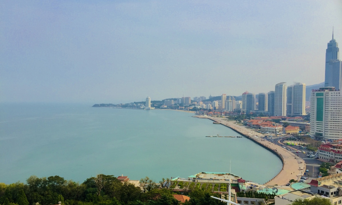 醉美仙境大美烟台信号山公园