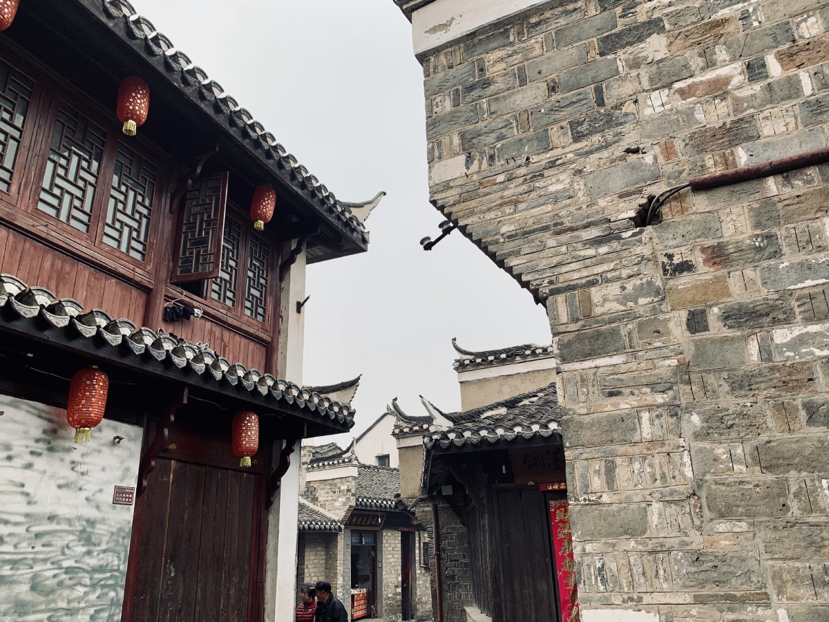 徽风皖韵在庐州合肥三河古镇一角