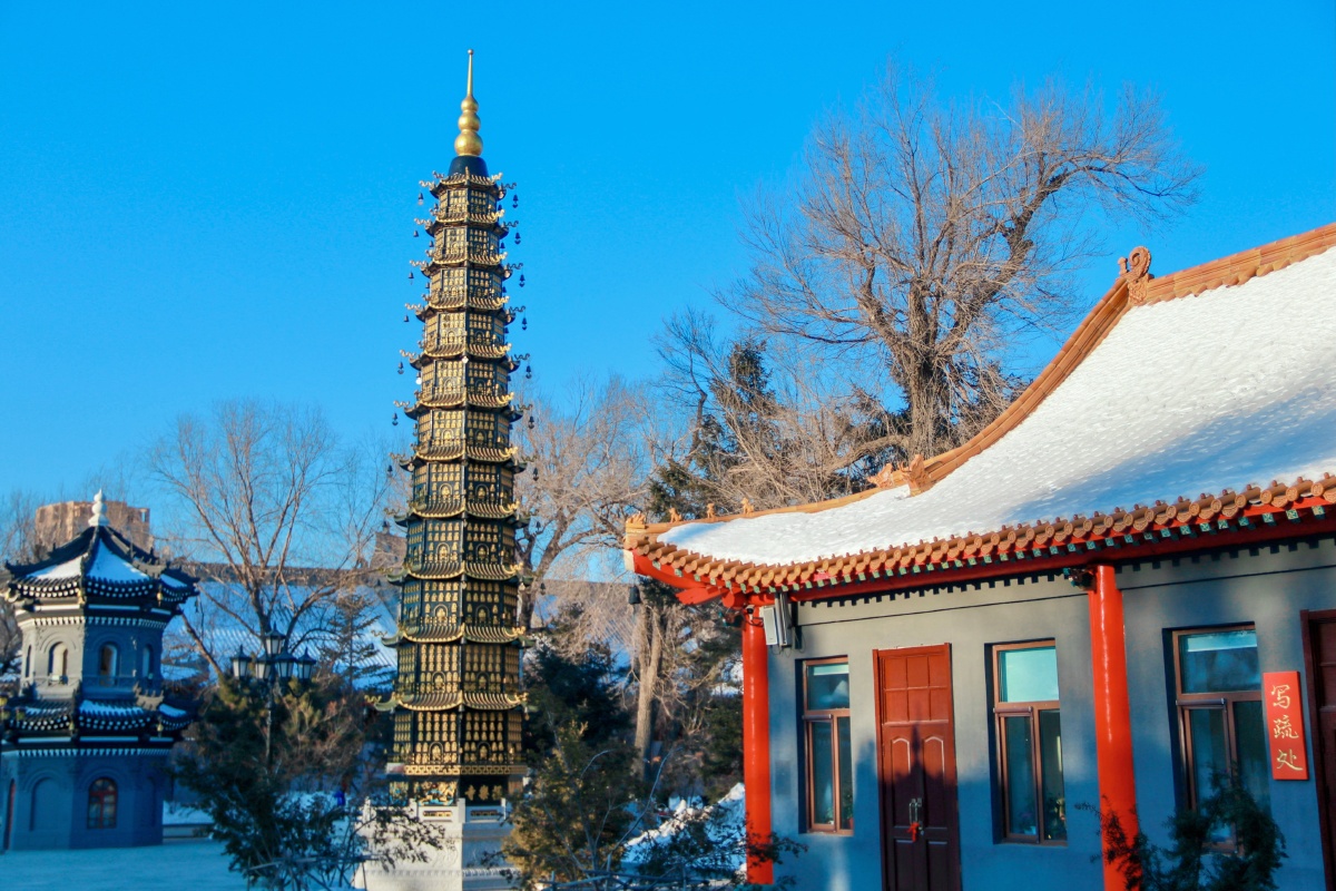 冰城哈尔滨——哈尔滨极乐寺一景