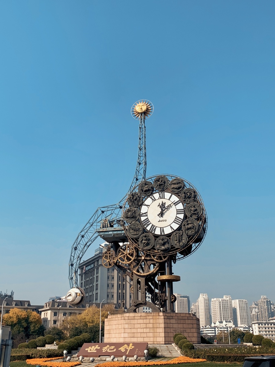 游津门天津世纪钟