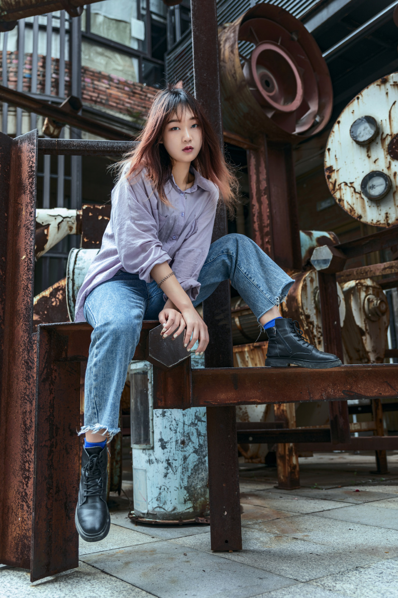 复古工业风胶片港风日系甜美小清新欧美时尚人像美女写真