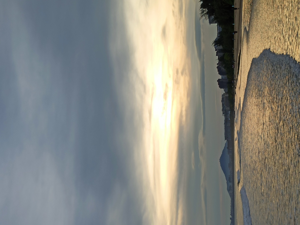 椰梦长廊的夕阳还是很美的