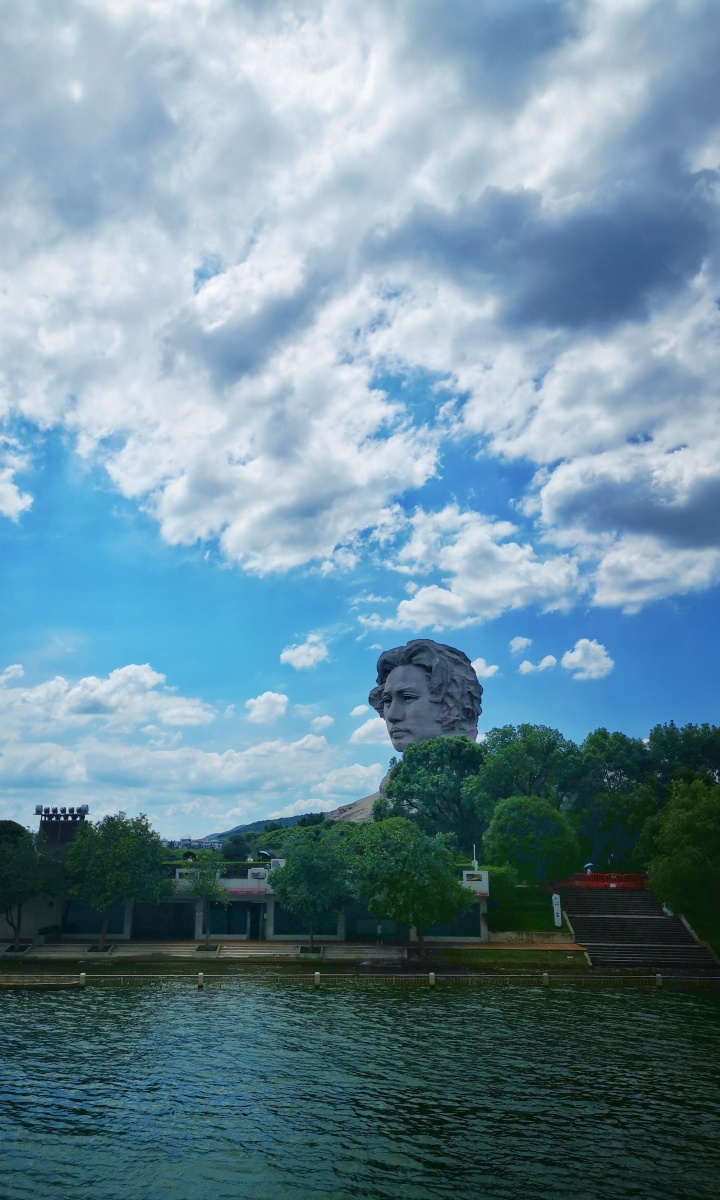 长沙橘子洲头全貌